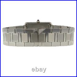 Cartier Tank Solo Silver Dial Steel 27 x 34.5 mm Quartz Large Watch W5200014