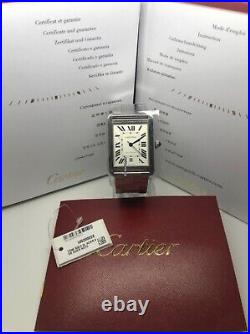 Cartier Tank Solo Silver Men's Watch W5200028