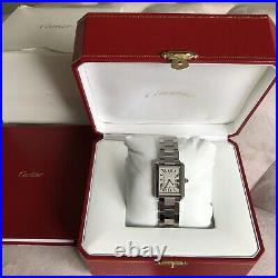 Cartier Tank Solo Small W5200013 Stainless Steel Ladies Watch