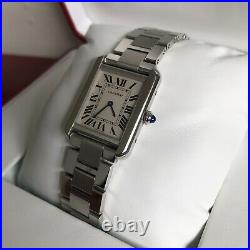 Cartier Tank Solo Small W5200013 Stainless Steel Ladies Watch