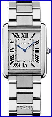 Cartier Tank Solo Stainless Steel Large Mens Watch W5200014