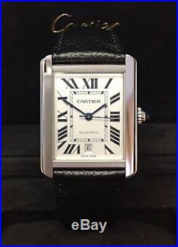 Cartier Tank Solo WSTA0029 XL Automatic BOX AND PAPERWORK 2019 UNWORN