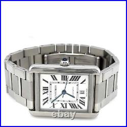 Cartier Tank Solo XL Automatic 31mm Stainless Steel Ladies Watch W5200028