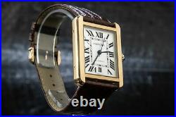 Cartier Tank Solo XL Automatic Rose gold 18K/stainless steel Ref W 5200026