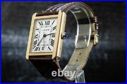 Cartier Tank Solo XL Automatic Rose gold 18K/stainless steel Ref W 5200026