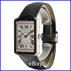 Cartier Tank Solo XL Steel Automatic Watch WSTA0029 NEW Complete