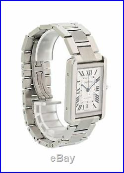 Cartier Tank Solo XL W5200028 / 3800 Mens Watch Box Papers