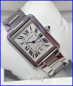 Cartier Tank Solo XL W5200028 BOX AND PAPERS 2013 SERVICED