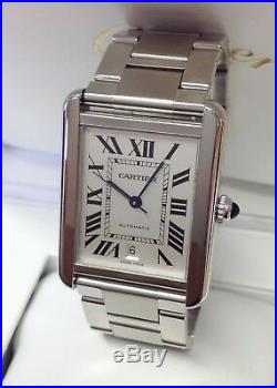 Cartier Tank Solo XL W5200028 BOX AND PAPERS 2013 SERVICED