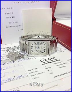 Cartier Tank Solo XL W5200028 BOX AND PAPERS 2013 SERVICED