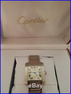 Cartier Tank W51002Q3 Wrist Watch for Men and Unisex