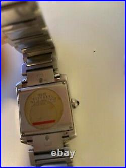 Cartier W51008Q3 Tank Française Stainless Steel Quartz Woman's Watch Silver