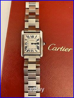 Cartier Womens Tank Solo Small Stainless Steel
