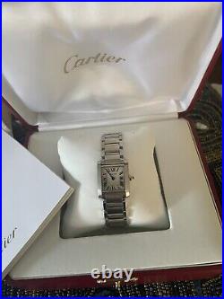 Cartier tank Watch francaise Small Steel/gold