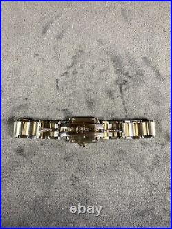 Cartier tank francaise 2300 ladies watch steel & 18ct gold