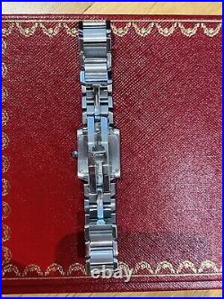 Cartier tank francaise ladies 2384 quartz wristwatch superb condition