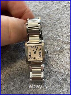 Cartier tank francaise ladies Small