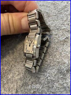 Cartier tank francaise ladies Small