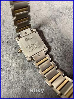 Cartier tank francaise watch model 2300 ladies steel & 18ct gold