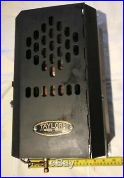 Complete Taylor's 079DB stainless steel & brass diesel cabin heater with tank