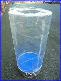 Cylinder Tank Column Acrylic Stainless Steel 286 Litre Marine A4456