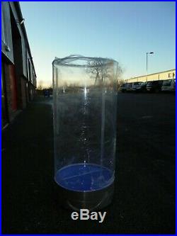 Cylinder Tank Column Acrylic Stainless Steel 286 Litre Marine A4456