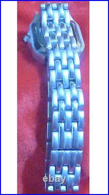 Designer style CARRIER Ladies quartz watch + stainless steel band (Tank Design)