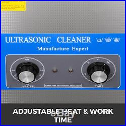 Digital Stainless Ultrasonic Cleaner Ultra Sonic Bath Cleaning Tank Timer Heater