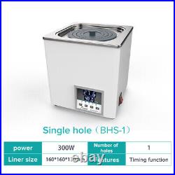 Digital Thermostatic Lab Water Bath withStainless Steel Inner Tank 300W 1 Openings