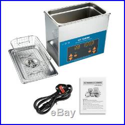 Digital Ultrasonic Cleaner Stainless Steel Ultra Sonic Bath Tank Timer&Heater 3L