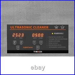Digital Ultrasonic Cleaner Steel Ultra Sonic Bath Cleaning Tank Timer Heater