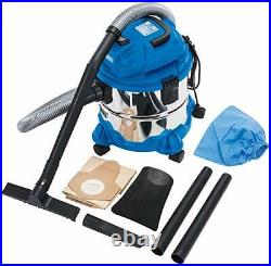 Draper 20514 Wet and Dry 1250W Vacuum Cleaner with 15 Litre Stainless Steel Tank