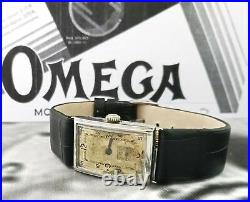 Early Vintage Omega 20F Art Deco 22x33mm Tank Steel Men's Watch