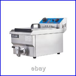 Electric Deep Fryer Single/Dual Tank Commercial Stainless Steel Fat Chip 10L/20L