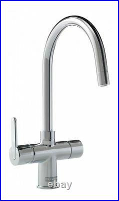 Franke Minerva 3 in 1 Instant Boiling Water Tap-Polished Chrome-With Tank