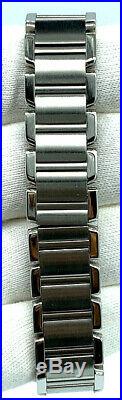 GORGEOUS CARTIER LADIES STAINLESS STEEL TANK FRANCAISE WATCH 2384 With BOX
