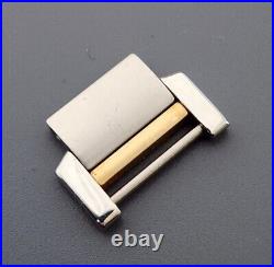 Genuine CARTIER TANK FRANCAISE STAINLESS STEEL 18K GOLD LINK 19mm 2303