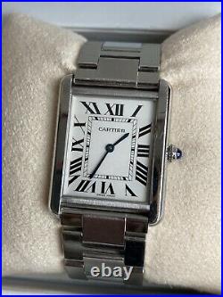 Genuine Cartier Tank Solo LM Ladies Watch In Original Box With Paperwork