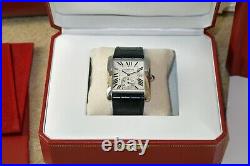Genuine Mens Cartier Tank MC Automatic wristwatch FREE UK postage only