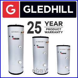 Gledhill ES 120L Direct Unvented Hot Water Cylinder Stainless Steel 25 Year