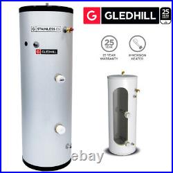 Gledhill ES 150L Direct Unvented Hot Water Cylinder Stainless Steel