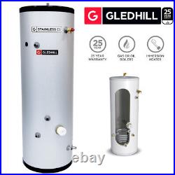Gledhill ES 90L Indirect Unvented Hot Water Cylinder Stainless Steel