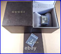 Gucci G-Timeless Quartz Tank Rectangle Brown Dial YA138402 33mm