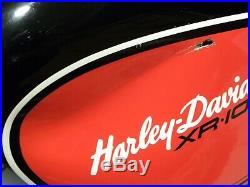 HARLEY XR1000 black & orange steel FUEL gas TANK'84 OEM USED Free USA Shipping