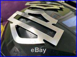 Harley CVO custom tank emblems, stainless steel