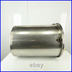 Heavy Gauge 45 Gallon Open Top Stainless Steel Tank Withlid