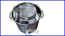 Honey Settling Tank (50kg) Heavy Duty Stainless Steel with Double Honey Strainer