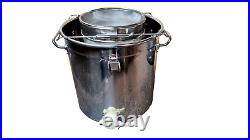 Honey Settling Tank (50kg) Heavy Duty Stainless Steel with Double Honey Strainer