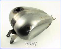 Indian Larry Custom Chrome Dished 3.5 Gallon Gas Tank Harley 04-06 Sportster Xl