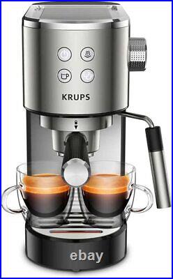 Krups XP442C40 Virtuoso Espresso Coffee Machine 15 bar Silver (New, Sealed)